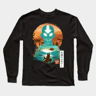 Ukiyo E Airbender Long Sleeve T-Shirt